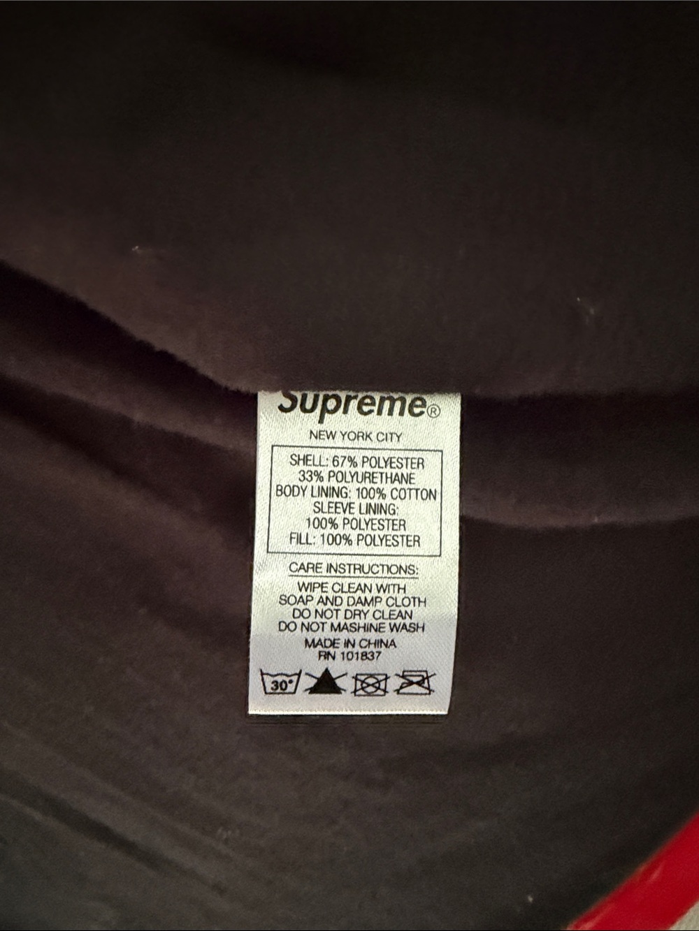 Supreme patent quilted utility jacket. - Picture 6 of 7